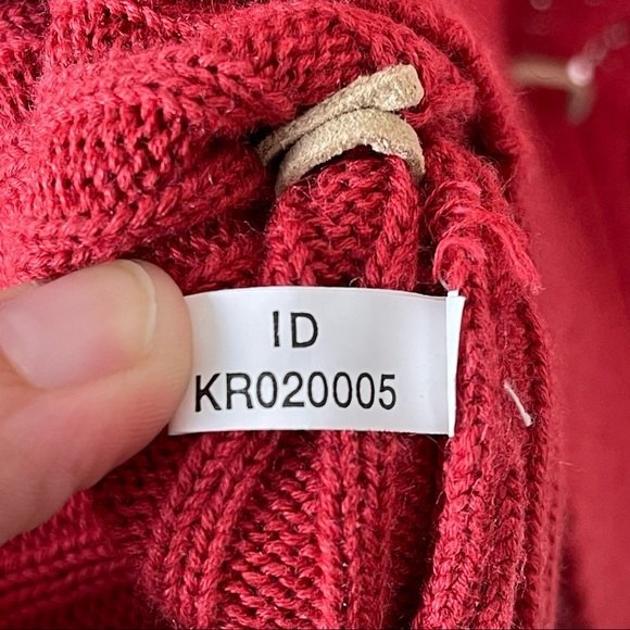 New York & Company Ramie & Cotton Blend Red Brick Knit Sweater Size‎ L - Picture 8 of 11